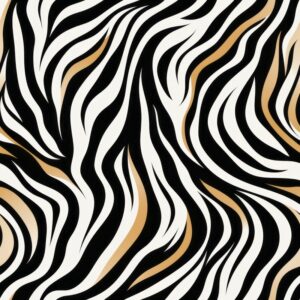 Wild Beauty: Zebra-Inspired Chic Pattern Seamless Pattern