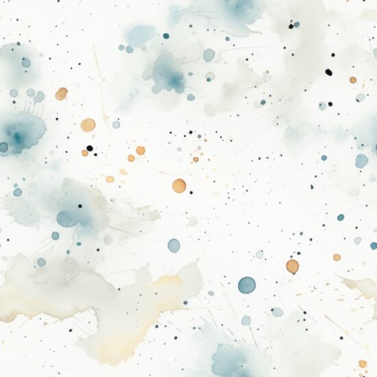 Misty Gray Watercolor Splatters: Seamless Pattern Seamless Pattern