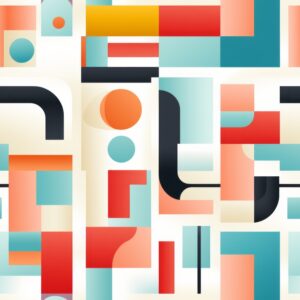 Geometric Elegance: Modern Graphic Delight Seamless Pattern