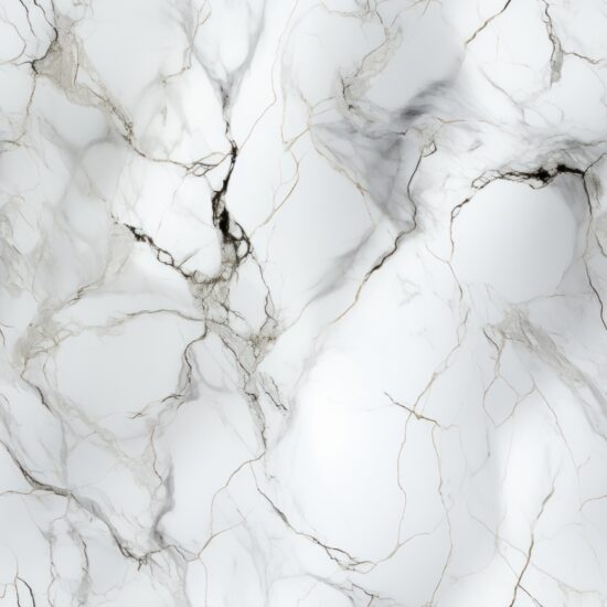 Elegant White Marble Veins Design Seamless Pattern