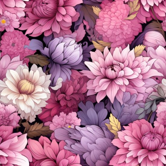 Delicate Floral Elegance Seamless Pattern