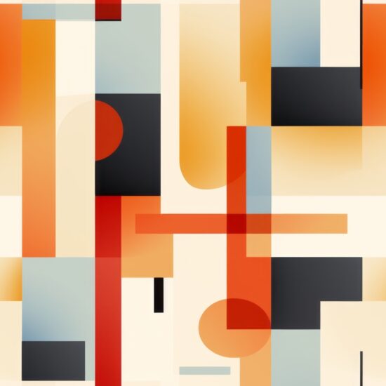 Abstract Geometric Minimalist Artwork Seamless Pattern