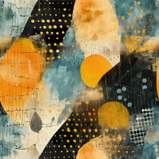 Abstract Print Collection: Earthy Tactile Layers Seamless Pattern