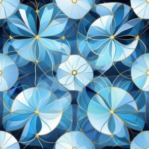 Architectural Zen Symmetry Patterns Seamless Pattern