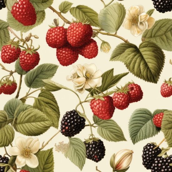 Berry Delight Seamless Pattern Seamless Pattern