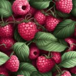 Berry Delight: Subtle Raspberry Pattern Seamless Pattern