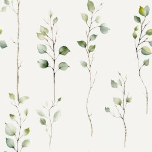 Birch Grove: Elegant Watercolor Design Seamless Pattern