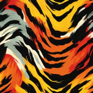 Bold Striped Tiger Stripes - Exotic & Untamed Seamless Pattern