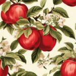 Botanical Apple Delight Pattern Seamless Pattern