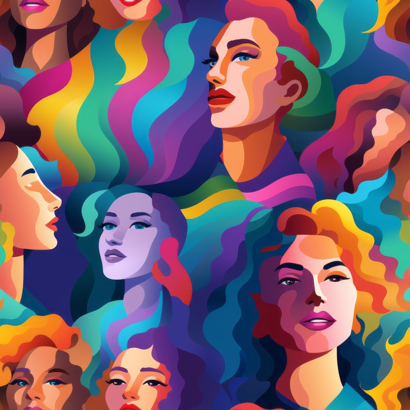Celebration of Diverse Identity Seamless Pattern