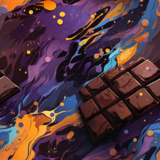 Chocolate Expressionism Seamless Art Seamless Pattern