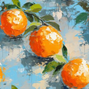 Citrus Dreams Seamless Pattern