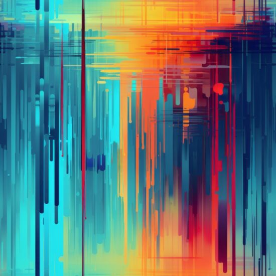 Colorful Lens and Prism Distortions Seamless Pattern