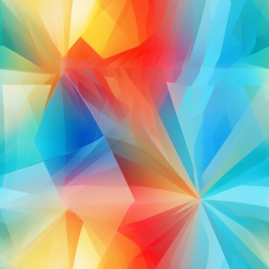 Colorful Prism Distortions: Modern Art Seamless Pattern