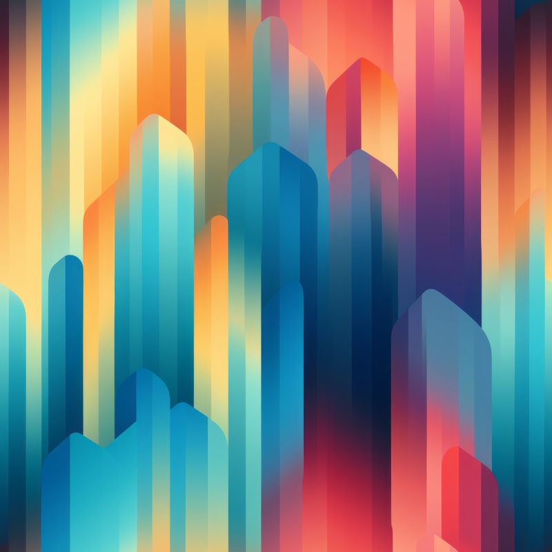 Colorful Retro Lens Distortion Seamless Pattern Seamless Pattern