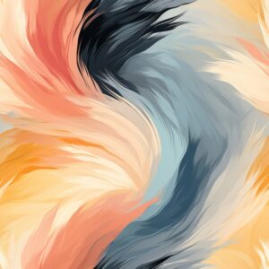 Contemporary Harmony: Charcoal Brush Subtlety Seamless Pattern