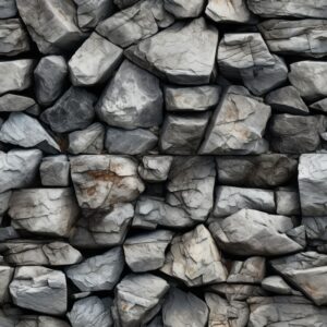 Cool Gray Stone Textures Seamless Pattern