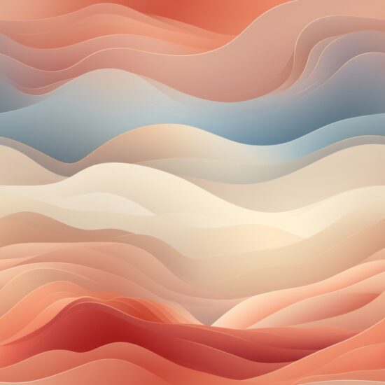 Desert Gradient Texture Painting Seamless Pattern