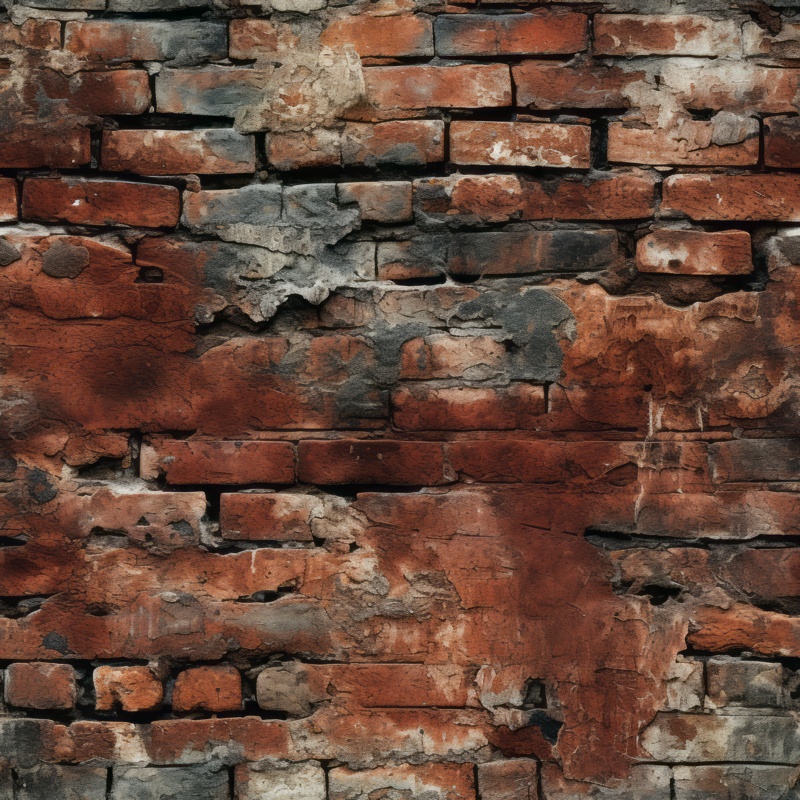 Earthy Red Brick Arch: Architectural Nostalgia Seamless Pattern