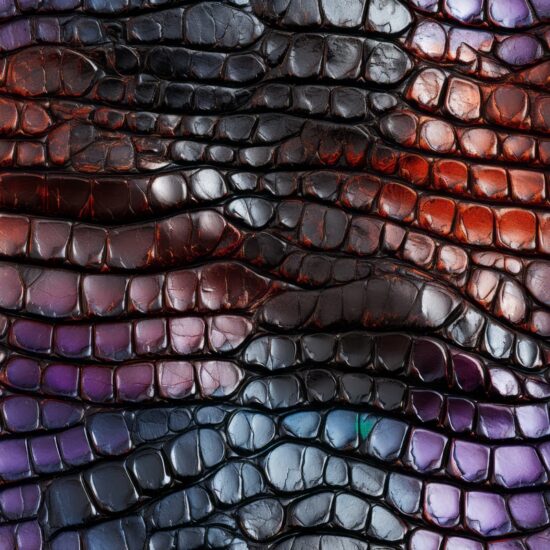 Elegant Crocodile Leather Design - Square Pattern Seamless Pattern