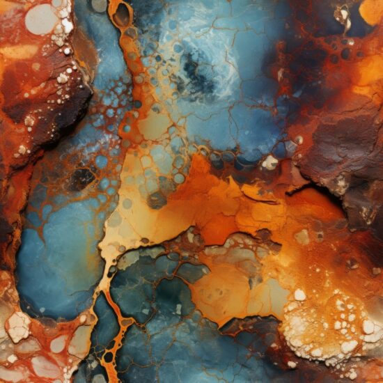 Encaustic Gemstone Accessories: Textured Earthy Delights Seamless Pattern