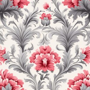 Enchanting Engraving: Mesmerizing Damask Seamless Pattern