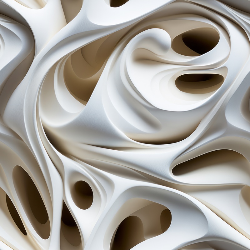 Ethereal Elegance: Intricate Artistry in Motion Seamless Pattern