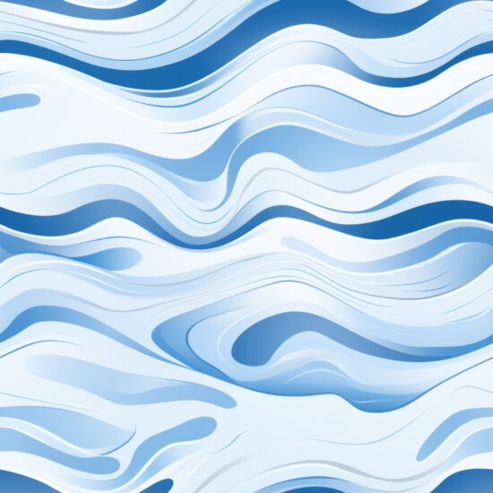 Ethereal Water Ripples Seamless Pattern