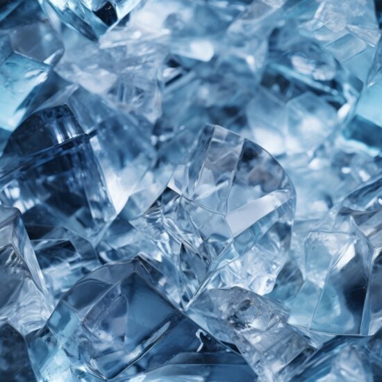 Glacial Diamond Frost Pattern Seamless Pattern