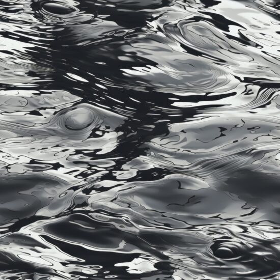 Glistening Gray Water Ripples - Natures Elegance Seamless Pattern