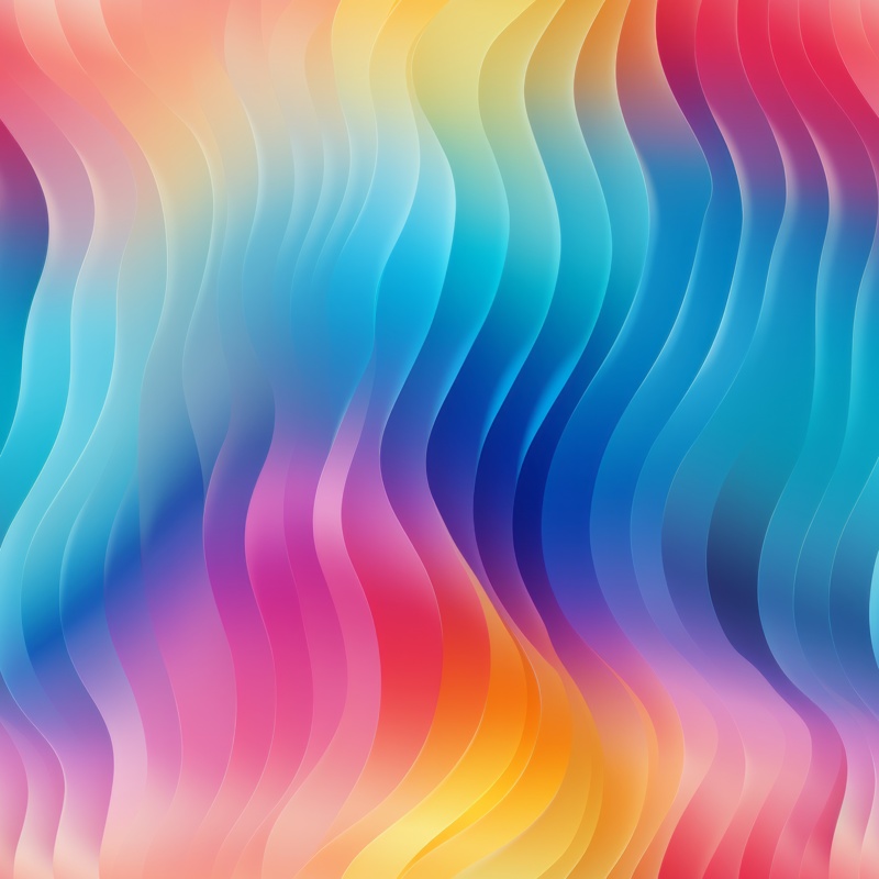 Gradient Prismatic Accessory Dye Fractal Seamless Pattern