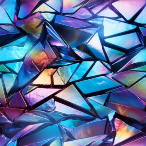 Holographic Prism: Futuristic Mesmerizing Pattern Seamless Pattern