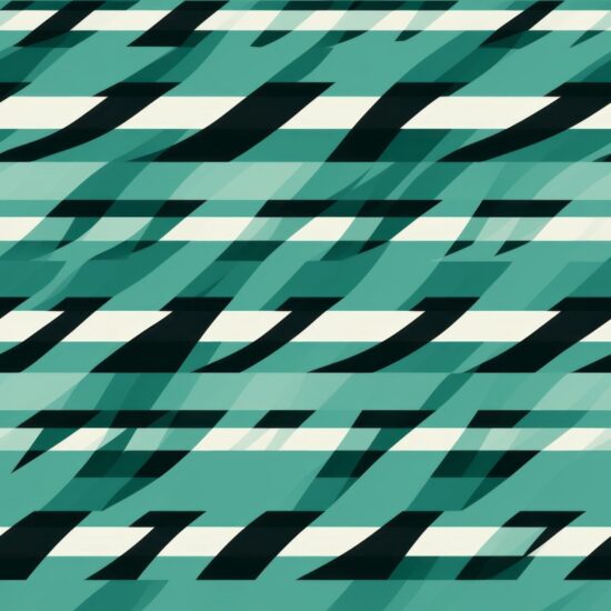 Houndstooth Oasis Seamless Pattern