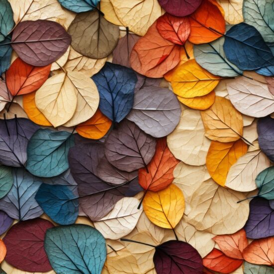 Leafy Textured Canopy: A Natural Masterpiece Seamless Pattern