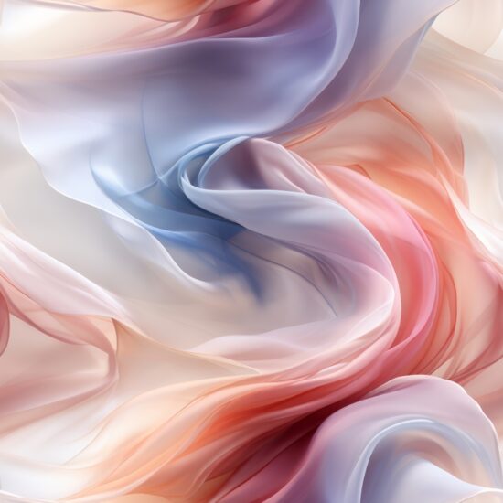 Lustrous Pastel Threads: Elegant Silk Pattern Seamless Pattern