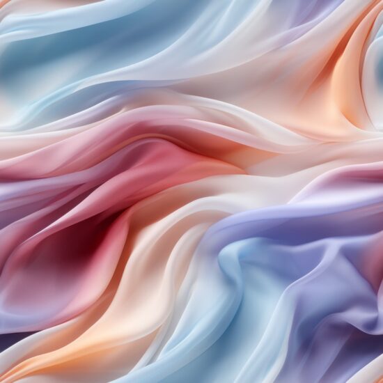 Lustrous Pastels: Delicate Elegance in Silk Seamless Pattern