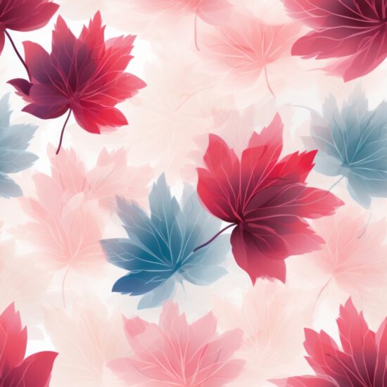 Maple Leaf Petal Bliss Pattern Seamless Pattern