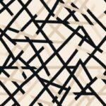 Minimalist Zen Crosshatch Home Decor Seamless Pattern
