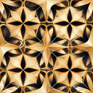 Minimalistic Architectural Kaleidoscope Seamless Pattern