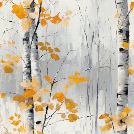 Natures Brushstroke: Birch Tree Harmony Seamless Pattern