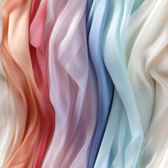 Pastel Threads: Lustrous Elegance Seamless Pattern