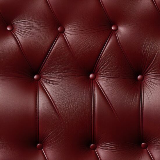 Rich Mahogany Leather Square Cushion Design Seamless Pattern
