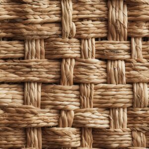 Rustic Rattan Weave: Textured Woven Pattern Seamless Pattern