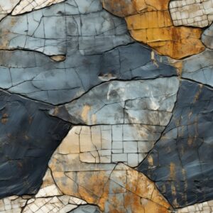 Rustic Slate Pathway: Sgraffito Texture Seamless Pattern