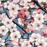 Sakura Serenity Seamless Pattern