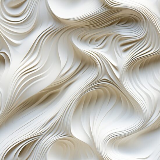 Sculptured Silk Elegance Seamless Pattern