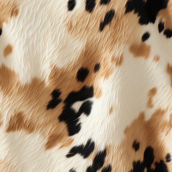 Soft Cow Fur - Clothing and Apparel Seamless Pattern