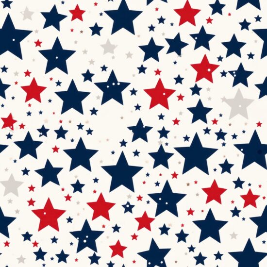 Star-Spangled Independence: Fourth of July Delight Seamless Pattern