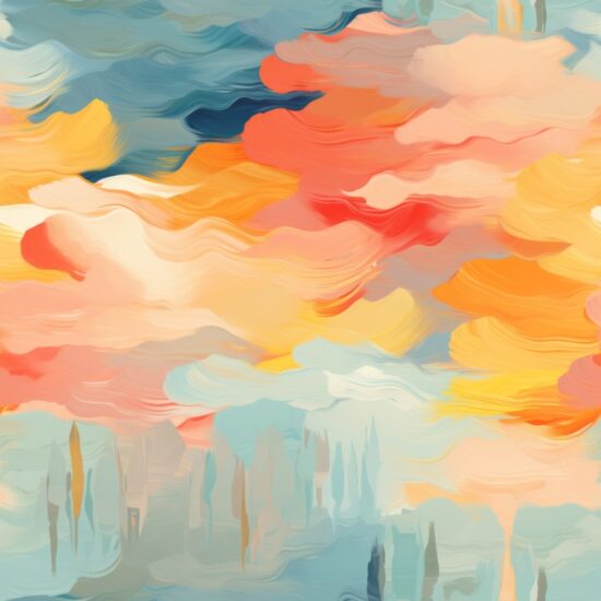 Subtle Colors Modern Art Pattern Seamless Pattern