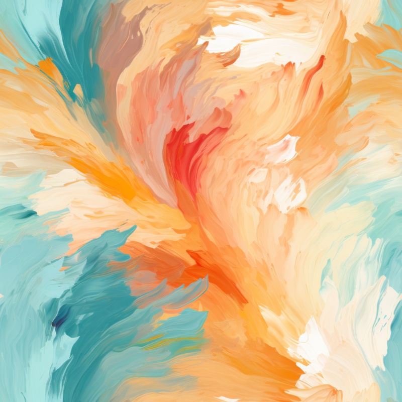 Subtle Impasto Brush Art Seamless Pattern